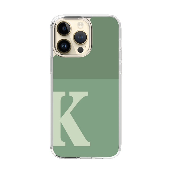 Slim Protection Case［ Original - initial two tone - K green ］