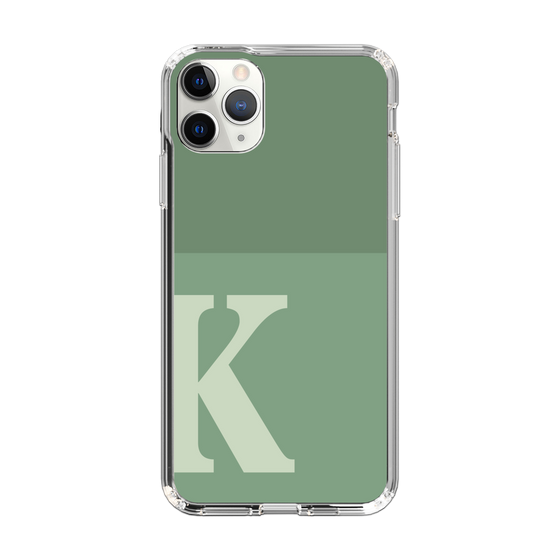 Slim Protection Case［ Original - initial two tone - K green ］