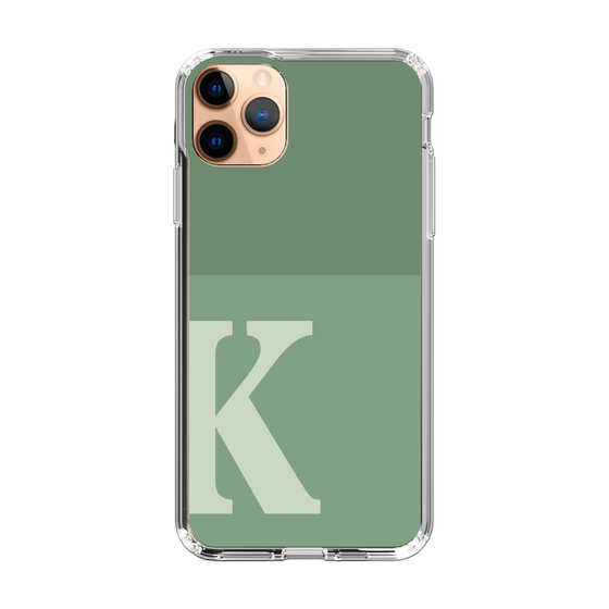 Slim Protection Case［ Original - initial two tone - K green ］