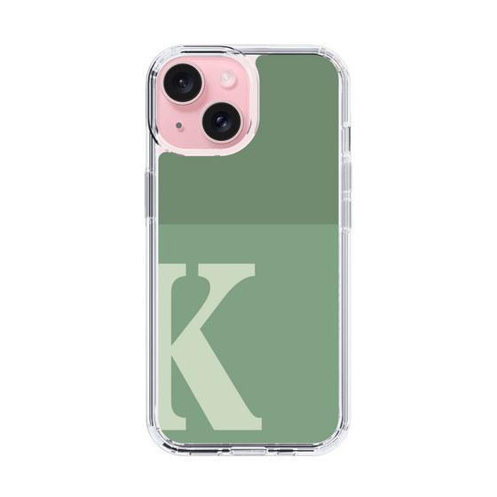 Slim Protection Case［ Original - initial two tone - K green ］