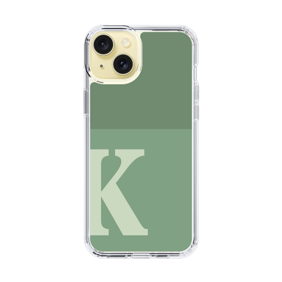 Slim Protection Case［ Original - initial two tone - K green ］