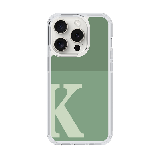 Slim Protection Case［ Original - initial two tone - K green ］