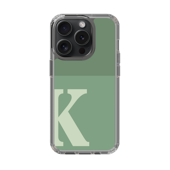 Slim Protection Case［ Original - initial two tone - K green ］