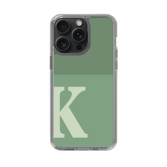 Slim Protection Case［ Original - initial two tone - K green ］