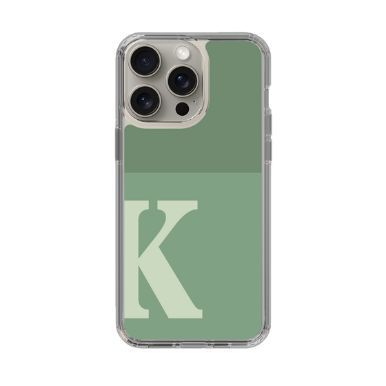 Slim Protection Case［ Original - initial two tone - K green ］