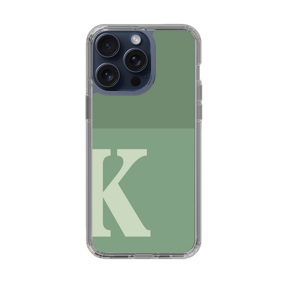 Slim Protection Case［ Original - initial two tone - K green ］