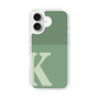 Slim Protection Case［ オリジナル - initial two tone - K green ］