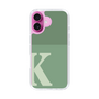 Slim Protection Case［ オリジナル - initial two tone - K green ］