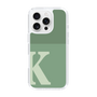 Slim Protection Case［ オリジナル - initial two tone - K green ］