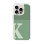 Slim Protection Case［ オリジナル - initial two tone - K green ］