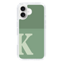 Slim Protection Case［ オリジナル - initial two tone - K green ］