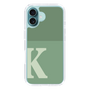 Slim Protection Case［ オリジナル - initial two tone - K green ］