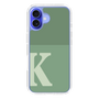 Slim Protection Case［ オリジナル - initial two tone - K green ］