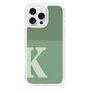 Slim Protection Case［ オリジナル - initial two tone - K green ］