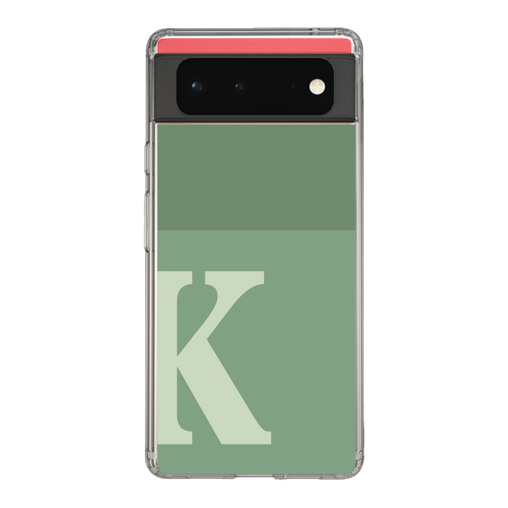 Slim Protection Case［ Original - initial two tone - K green ］