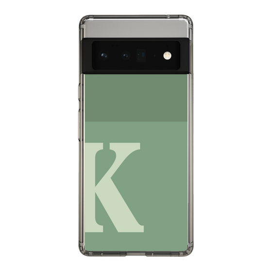 Slim Protection Case［ Original - initial two tone - K green ］