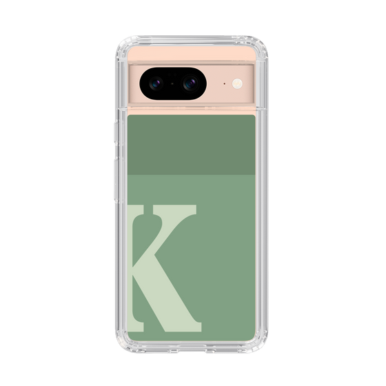 Slim Protection Case［ Original - initial two tone - K green ］