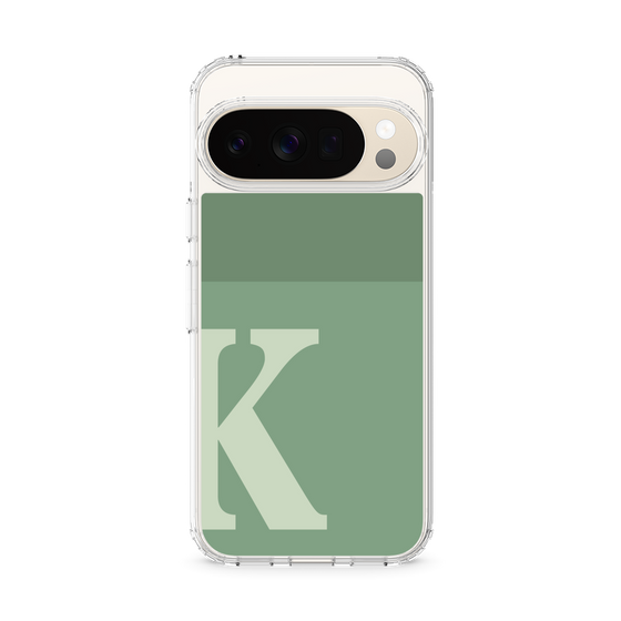 Slim Protection Case［ Original - initial two tone - K green ］