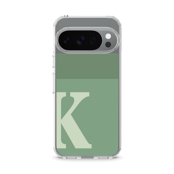 Slim Protection Case［ Original - initial two tone - K green ］