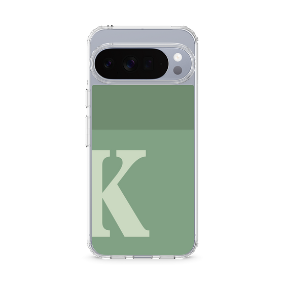 Slim Protection Case［ Original - initial two tone - K green ］