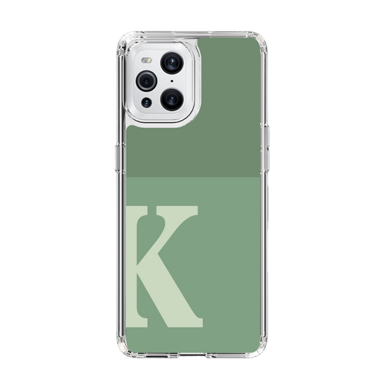 Slim Protection Case［ Original - initial two tone - K green ］