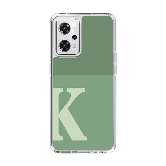 Slim Protection Case［ オリジナル - initial two tone - K green ］
