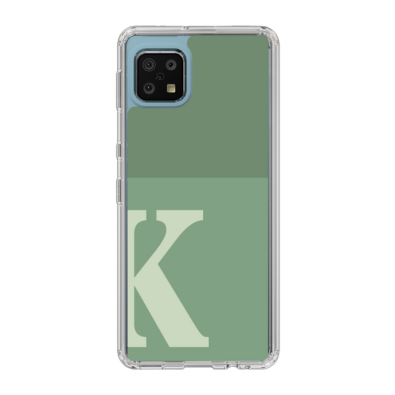 Slim Protection Case［ Original - initial two tone - K green ］