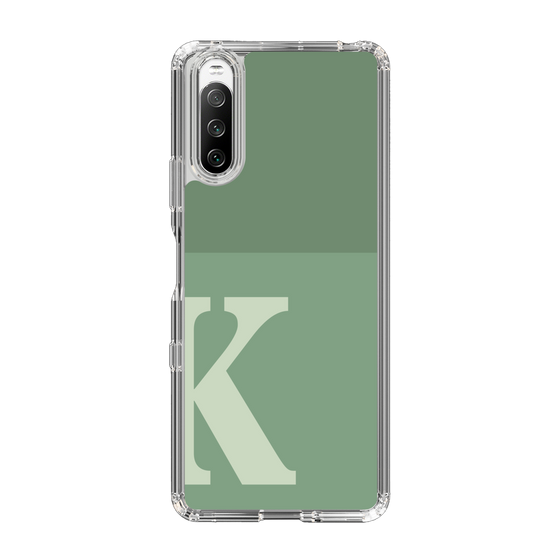 Slim Protection Case［ Original - initial two tone - K green ］