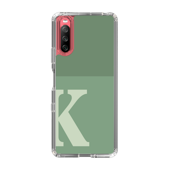 Slim Protection Case［ Original - initial two tone - K green ］