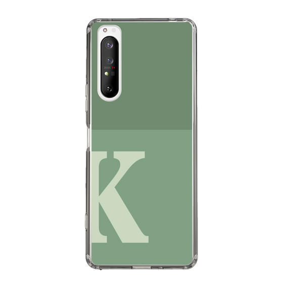 Slim Protection Case［ Original - initial two tone - K green ］
