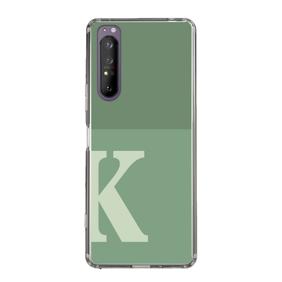 Slim Protection Case［ Original - initial two tone - K green ］