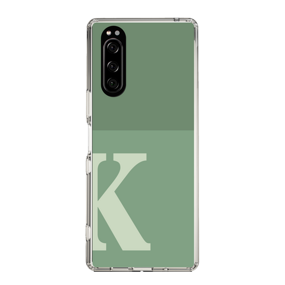 Slim Protection Case［ Original - initial two tone - K green ］