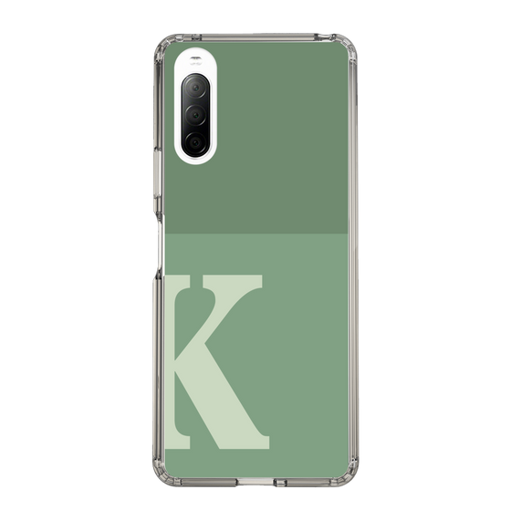 Slim Protection Case［ Original - initial two tone - K green ］