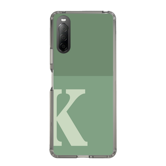 Slim Protection Case［ Original - initial two tone - K green ］