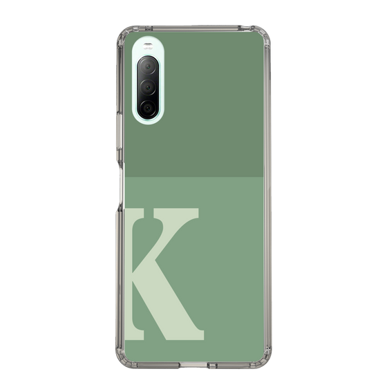 Slim Protection Case［ Original - initial two tone - K green ］