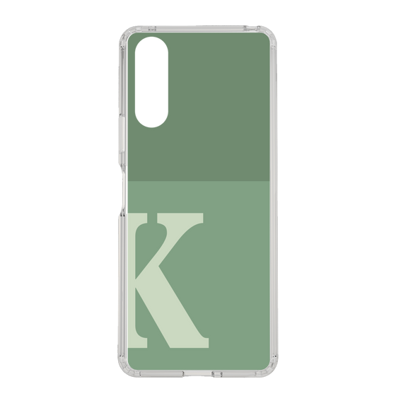 Slim Protection Case［ Original - initial two tone - K green ］