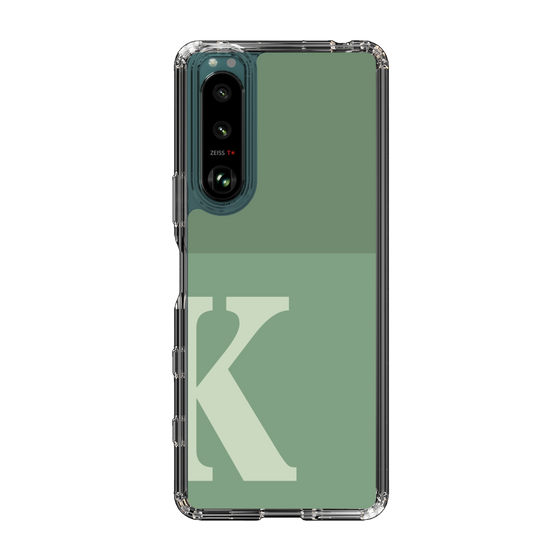 Slim Protection Case［ Original - initial two tone - K green ］