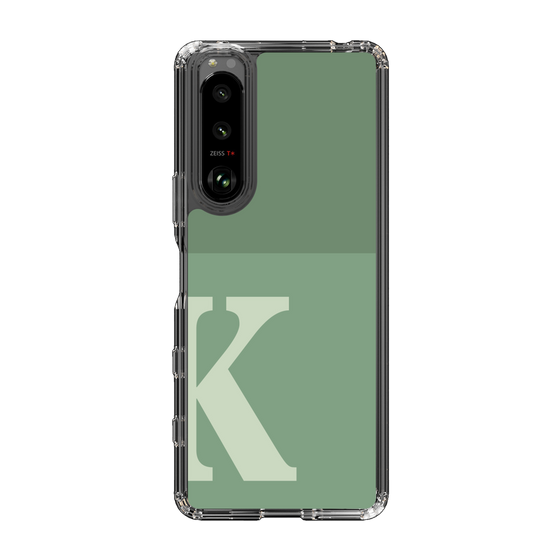 Slim Protection Case［ Original - initial two tone - K green ］