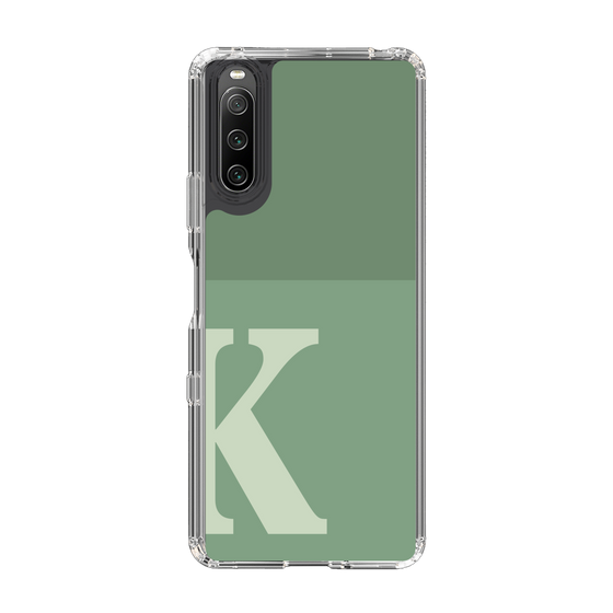 Slim Protection Case［ Original - initial two tone - K green ］