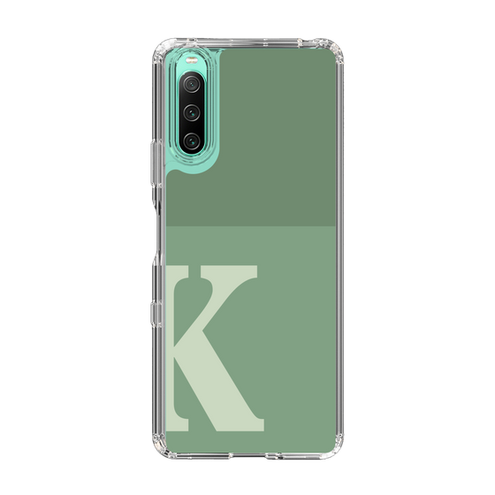 Slim Protection Case［ Original - initial two tone - K green ］