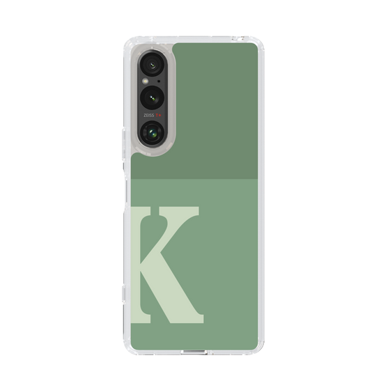 Slim Protection Case［ Original - initial two tone - K green ］