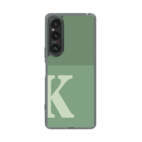 Slim Protection Case［ Original - initial two tone - K green ］