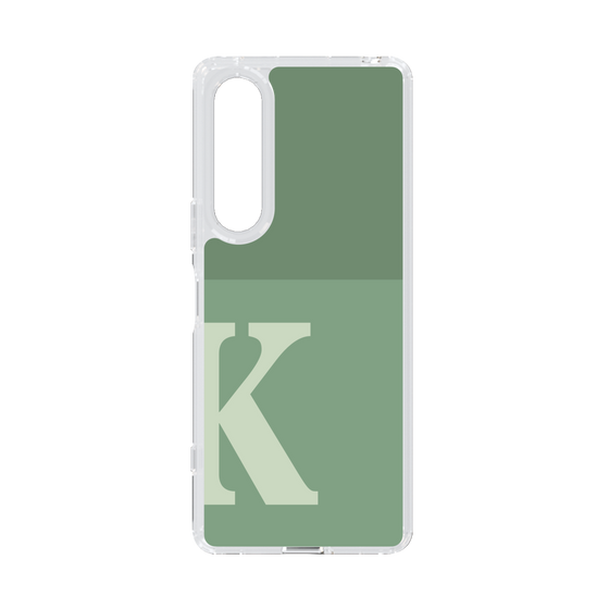 Slim Protection Case［ Original - initial two tone - K green ］