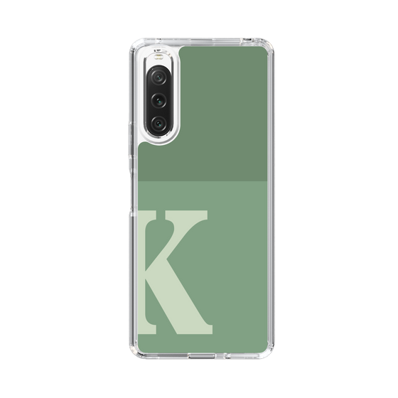 Slim Protection Case［ Original - initial two tone - K green ］