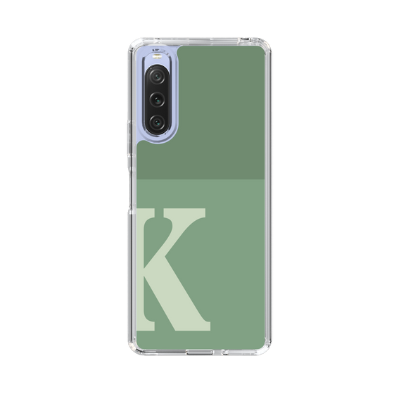 Slim Protection Case［ Original - initial two tone - K green ］