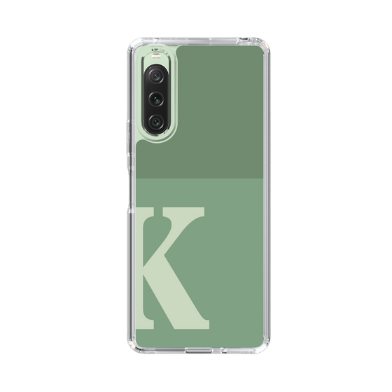 Slim Protection Case［ Original - initial two tone - K green ］