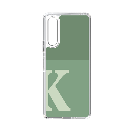 Slim Protection Case［ Original - initial two tone - K green ］