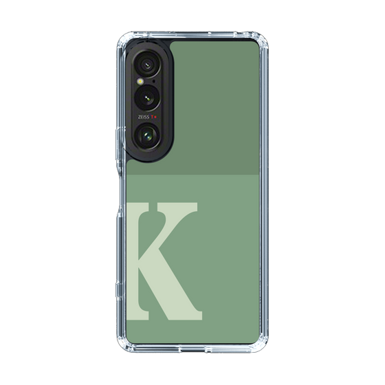 Slim Protection Case［ Original - initial two tone - K green ］