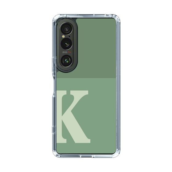 Slim Protection Case［ Original - initial two tone - K green ］