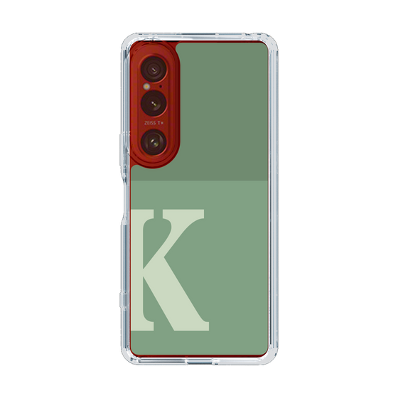 Slim Protection Case［ Original - initial two tone - K green ］